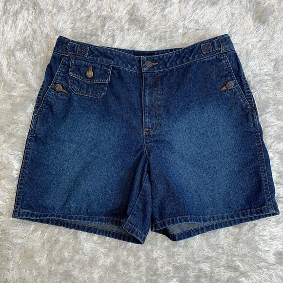 Sonoma Denim Shorts Sz 10 100% cotton - Picture 1 of 3